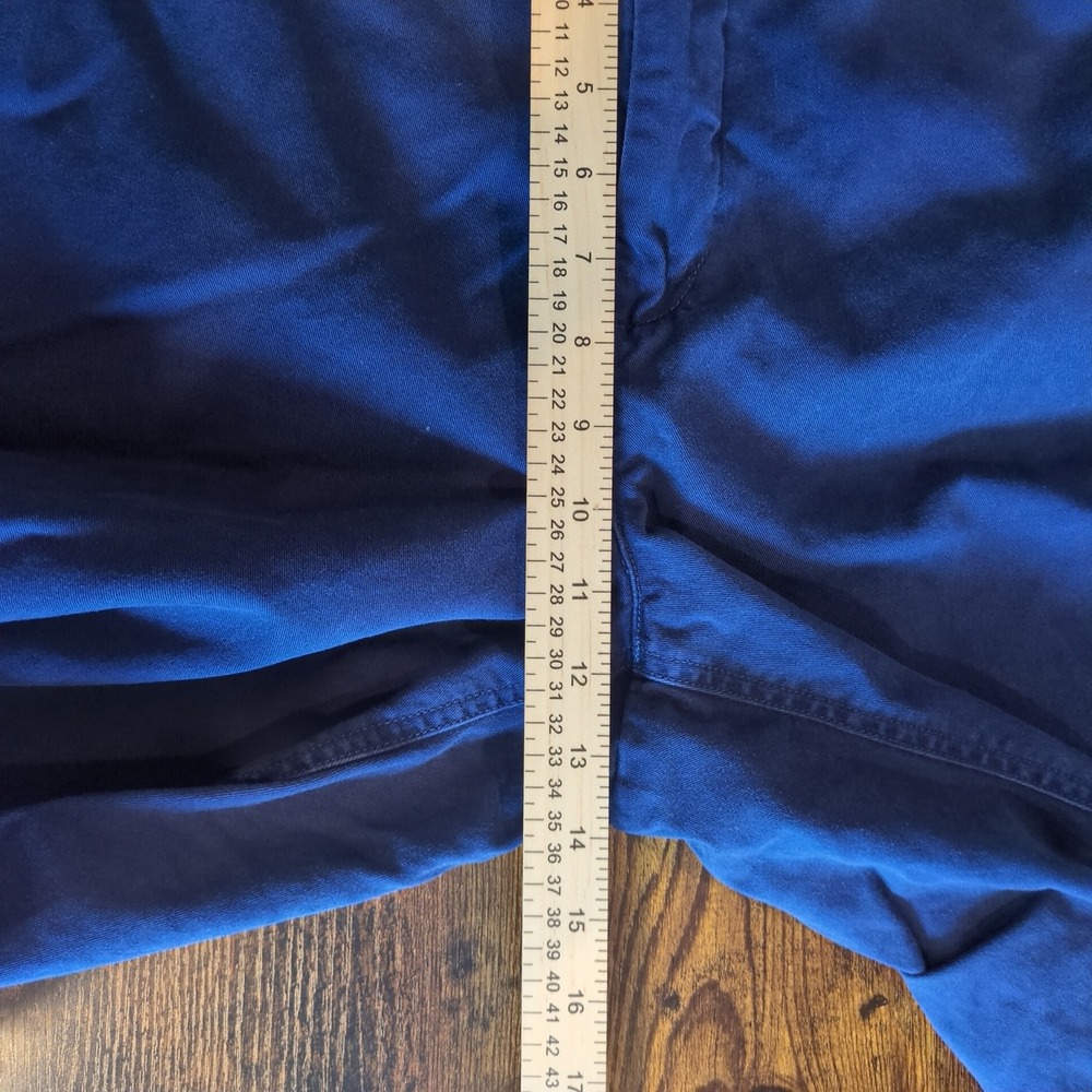 Polo Ralph Lauren Mens Relaxed Fit Chino Shorts Navy Blue Size 35 Cotton - Picture 8 of 10